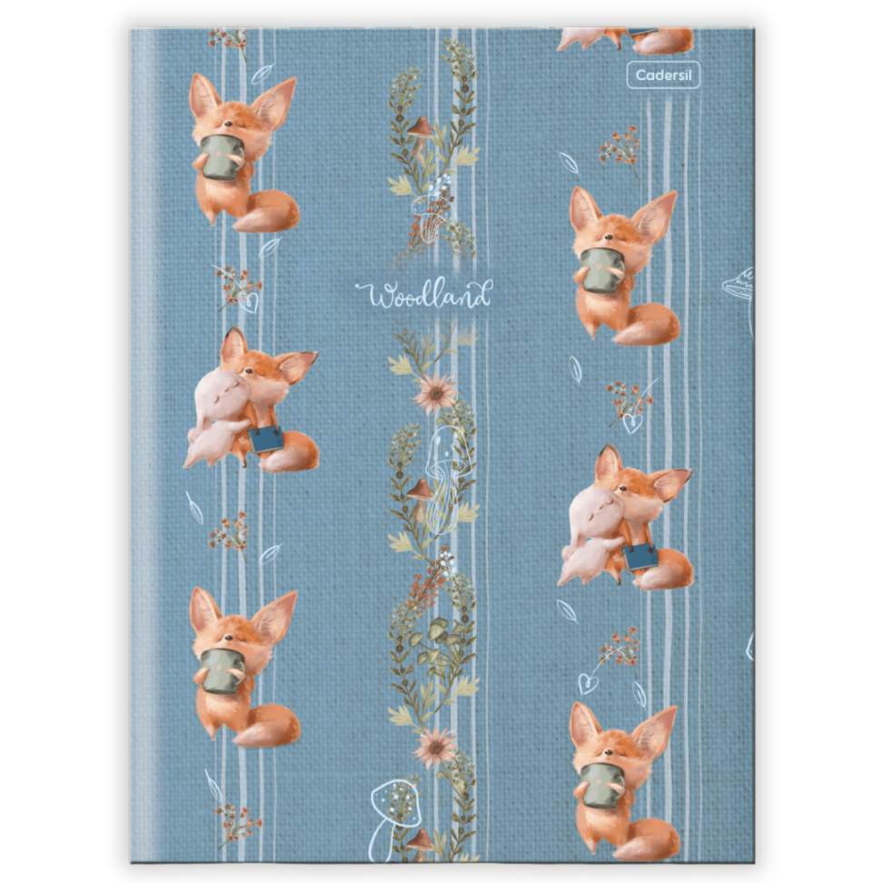 Caderno Brochura Pequeno 1/4 Woodland Cadersil - #4