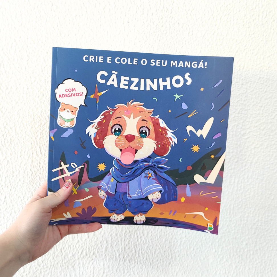 Livro Crie e Cole o Seu Mangá! Cãezinhos Todolivro - #1