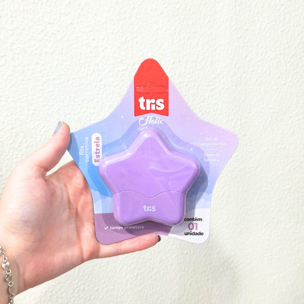 Fita Corretiva Estrela 8m x 5mm Dreamy Holic Tris - #1
