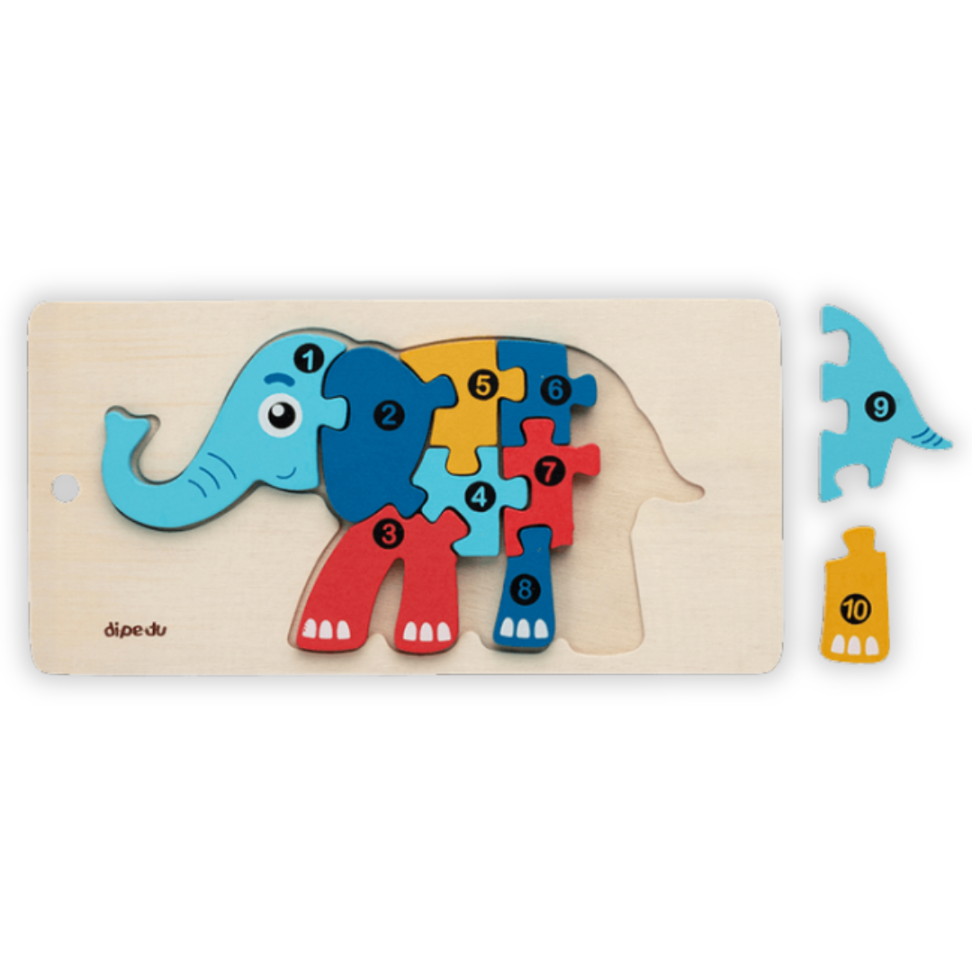 Quebra-Cabeça 10 Peças Dipedu BRW - #1