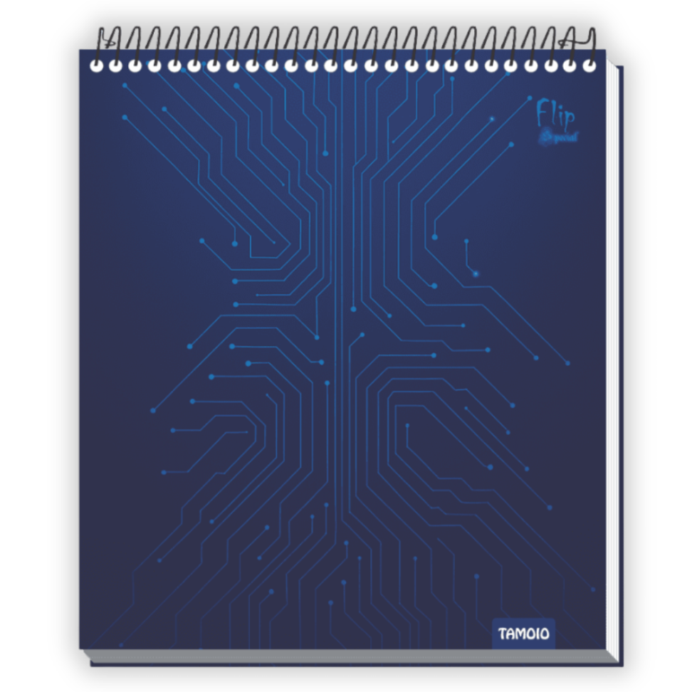 Caderno com Espiral Vertical Flip Special Tamoio - #2