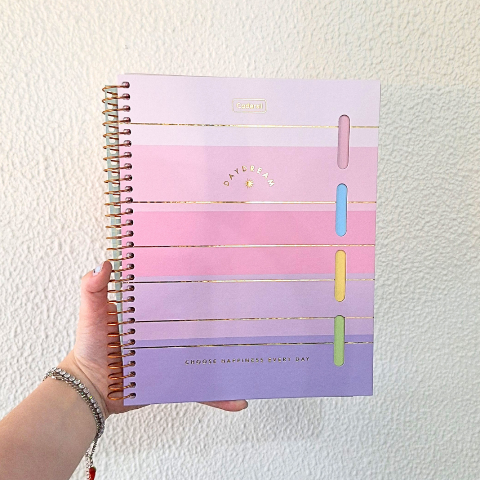 Caderno Criativo com Espiral Colegial Daydream Cadersil - #7