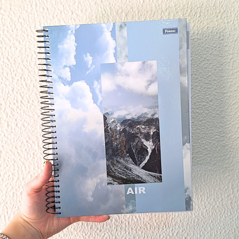 Caderno com Espiral Universitário 4 Elementos Mais 10 Matérias Foroni - #1