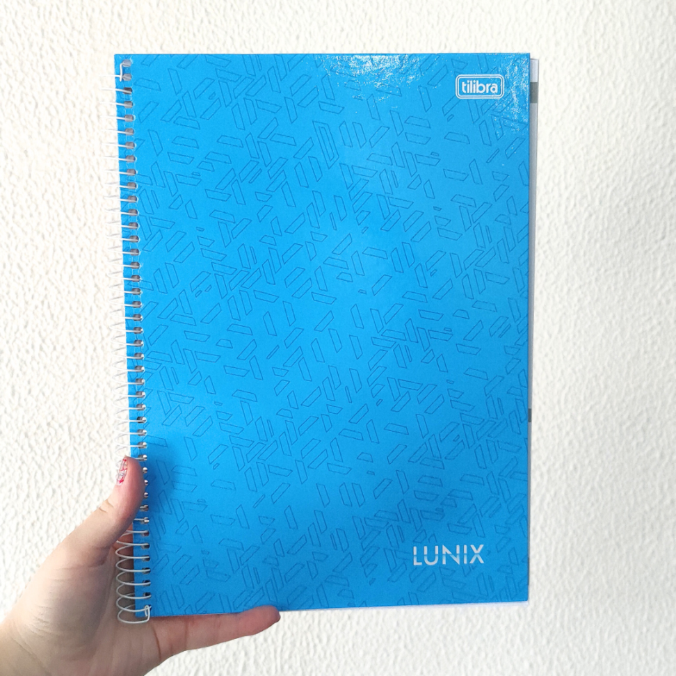 Caderno com Espiral Universitário 1 Matéria Lunix Tilibra - #11