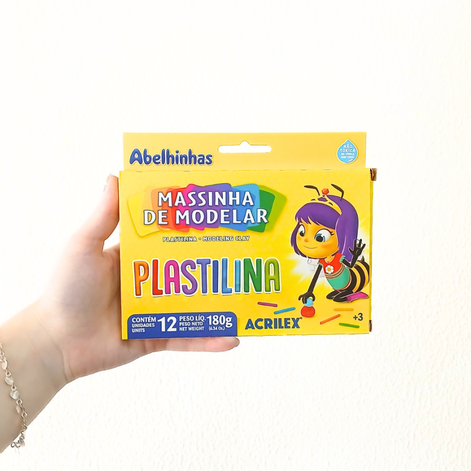 Massinha de Modelar Plastilina 12 Cores 180g Acrilex - #3