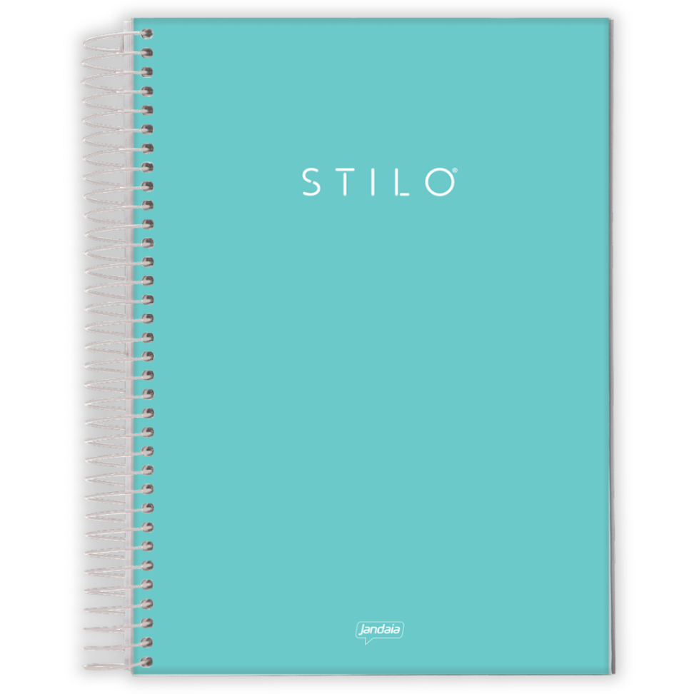 Caderno com Espiral Universitário Stilo 1 Matéria Jandaia - #3