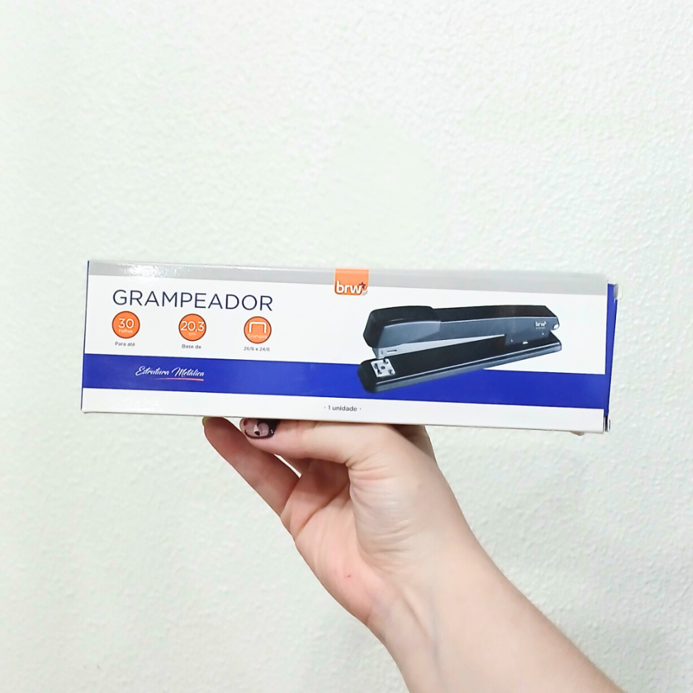 Grampeador 30 Folhas Estrutura Metálica GP3001 BRW - #3
