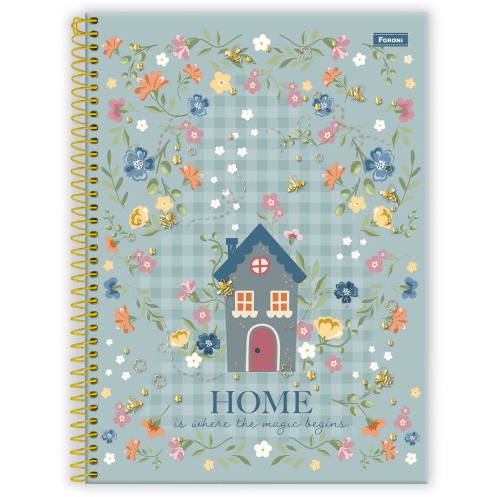 Caderno com Espiral Universitário Milly 1 Matéria Foroni - #1