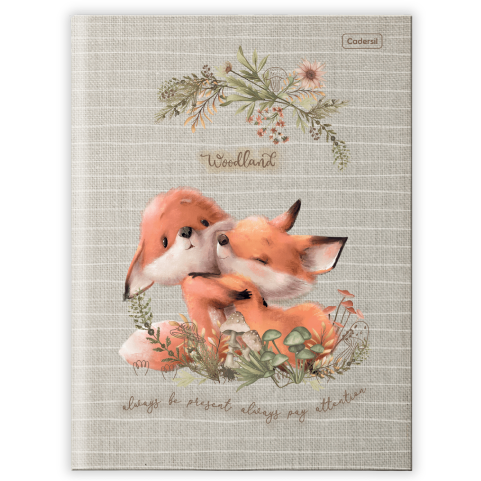 Caderno Brochura Pequeno 1/4 Woodland Cadersil - #3