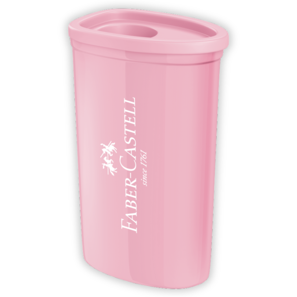 Apontador com Depósito Triangular Tons Pastel Faber-Castell - #5