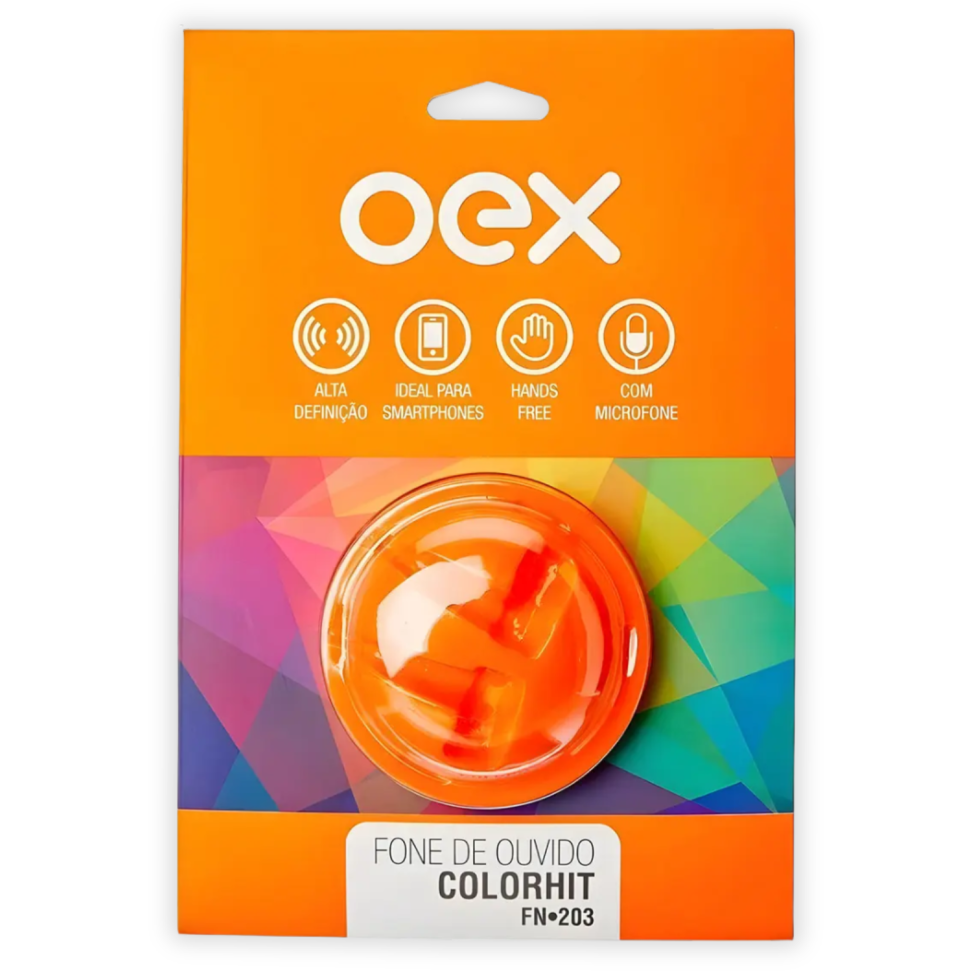Fone de Ouvido Intra Auricular ColorHit FN-203 OEX