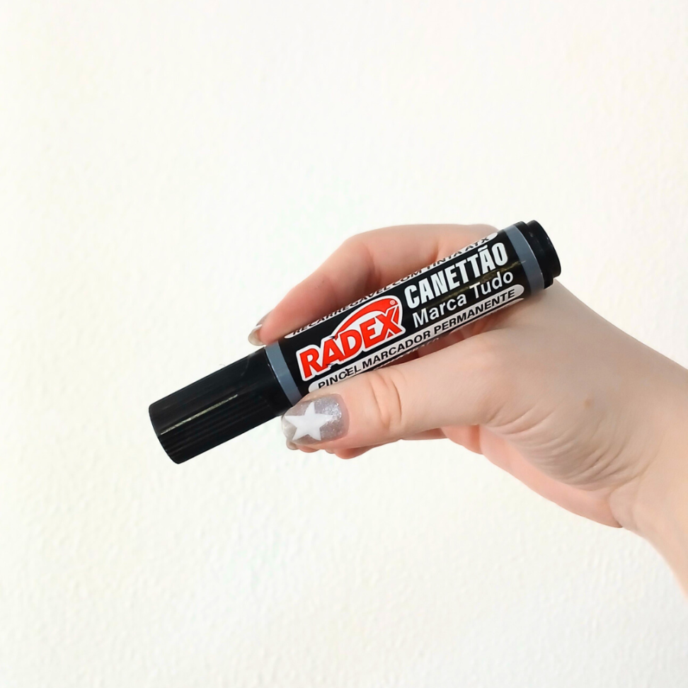 Pincel Marcador Permanente Marca Tudo Radex - #6
