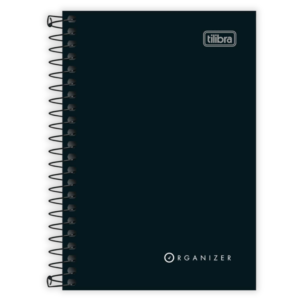 Caderneta com Espiral Organizer Tilibra