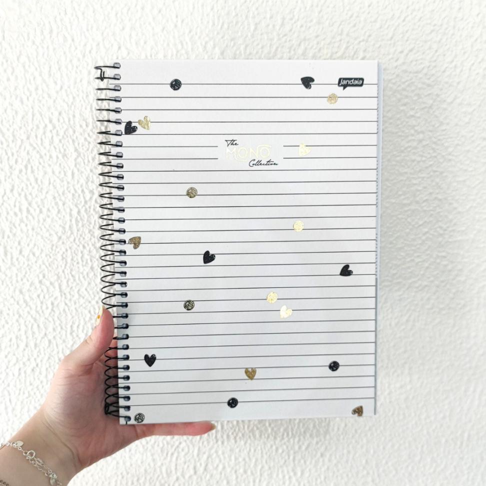 Caderno com Espiral Universitário The Mono Collection 10 Matérias Jandaia - #1