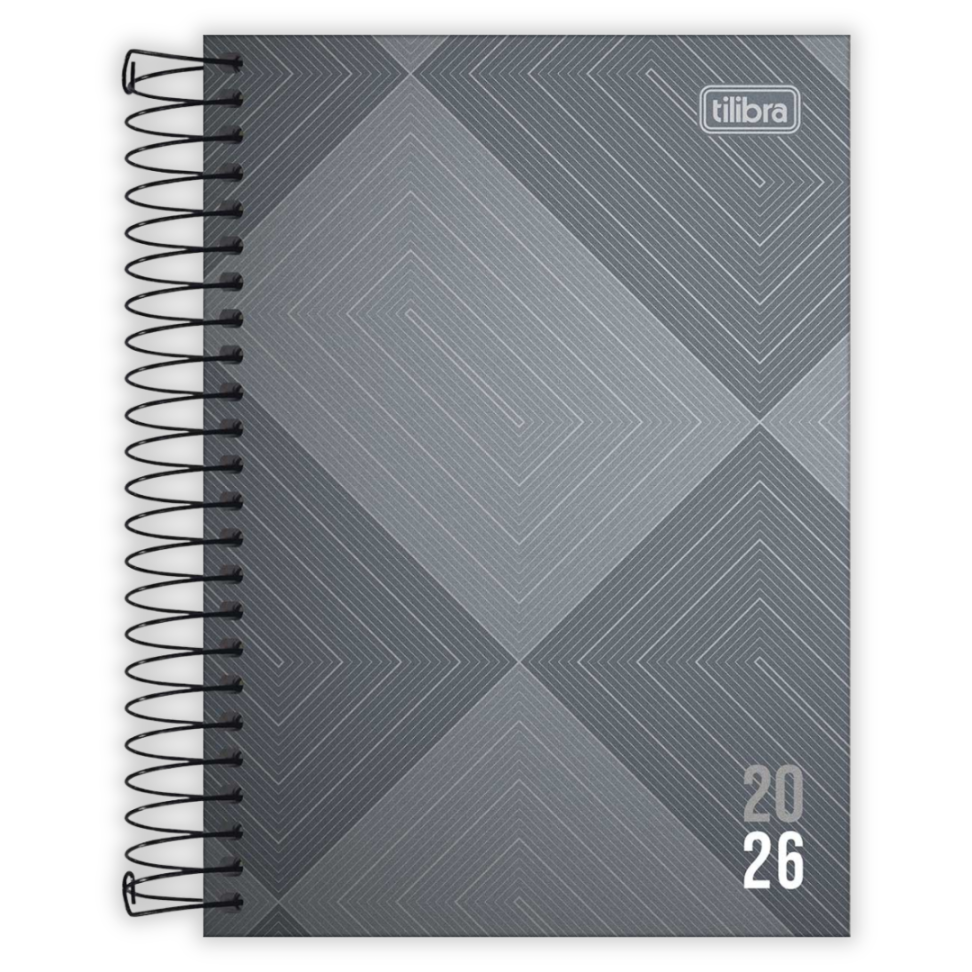 Agenda Executiva Espiral Diária Pequena Zip 2026 Tilibra - #3