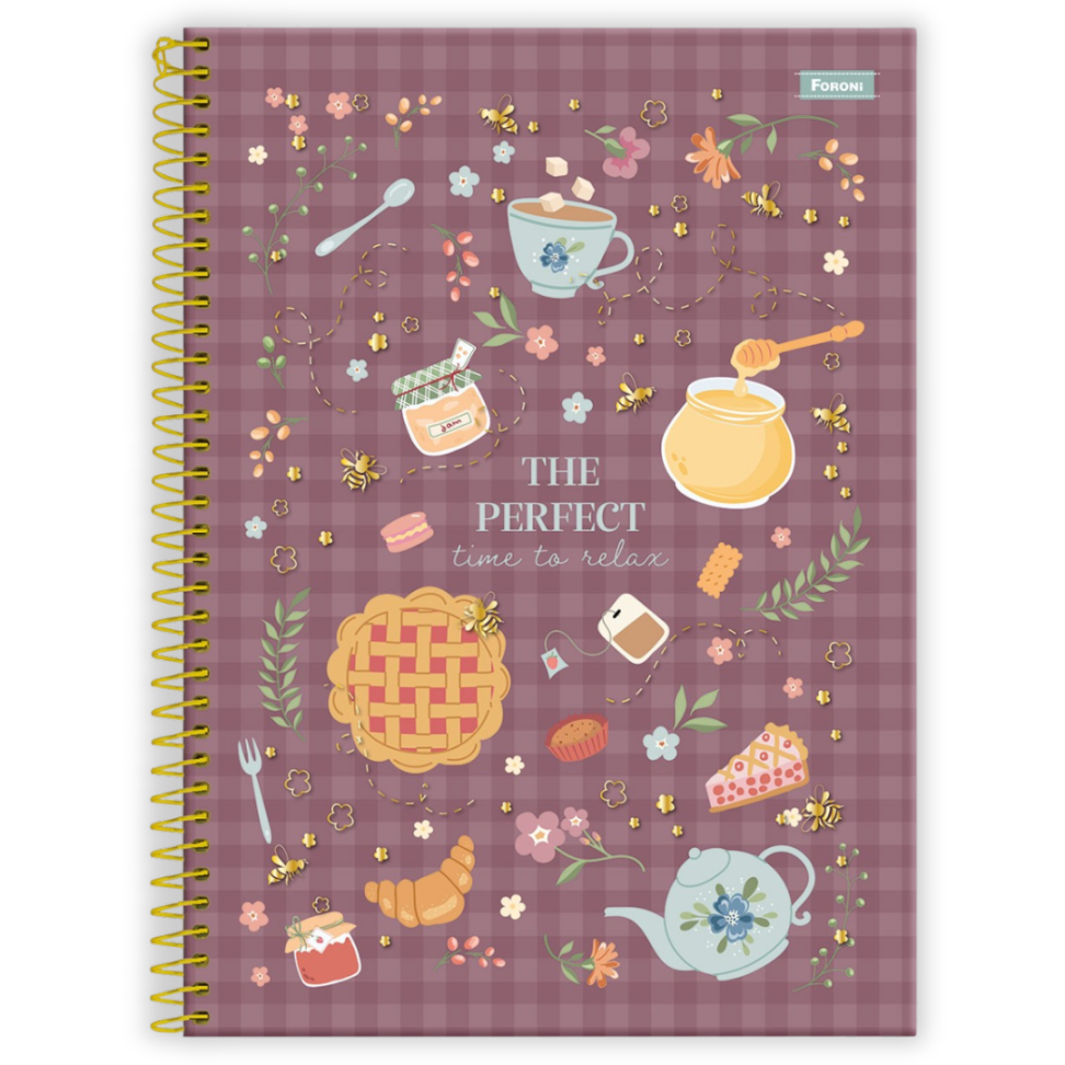 Caderno com Espiral Universitário Milly 1 Matéria Foroni - #1