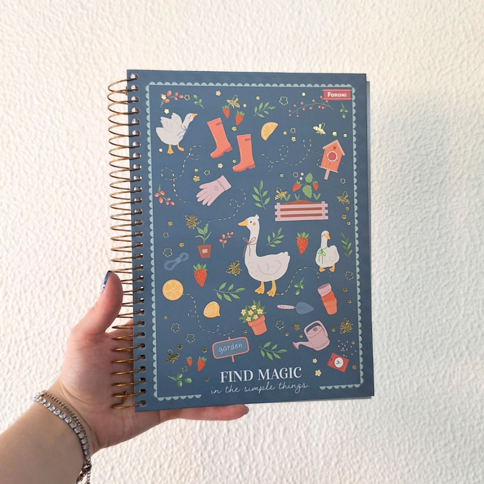 Caderno com Espiral Colegial Milly 10 Matérias Foroni - #9