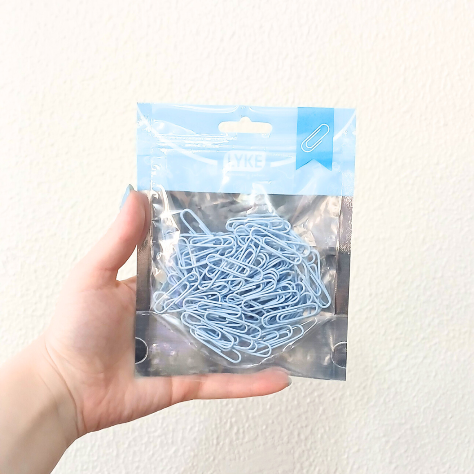 Clipes para Papel N.2/0 100 Unidades Pastel Lyke - #9