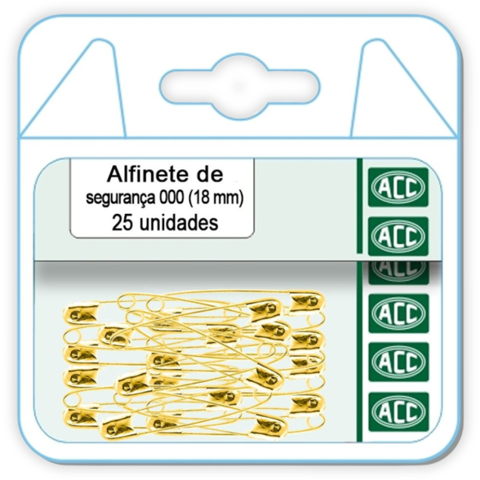 Alfinete de Segurança Joaninha 18mm 25 Unidades ACC