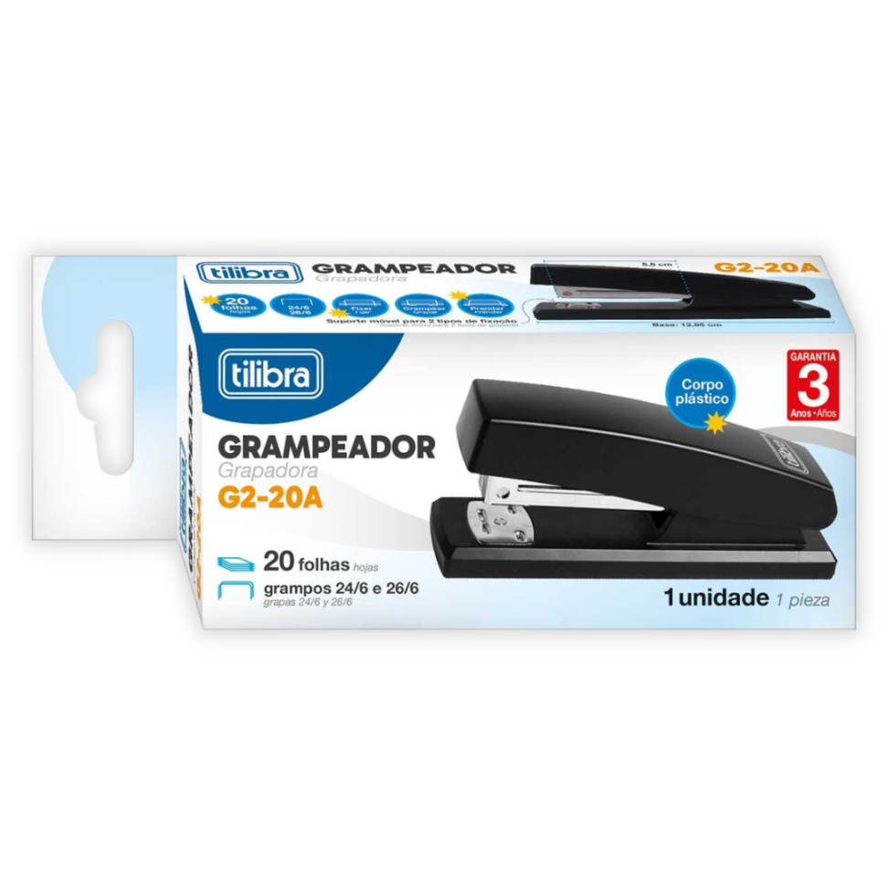 Grampeador 20 Folhas G2-20A Tilibra