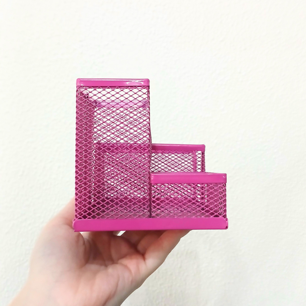 Porta Objetos Aramado Rosa OR5124 BRW - #4