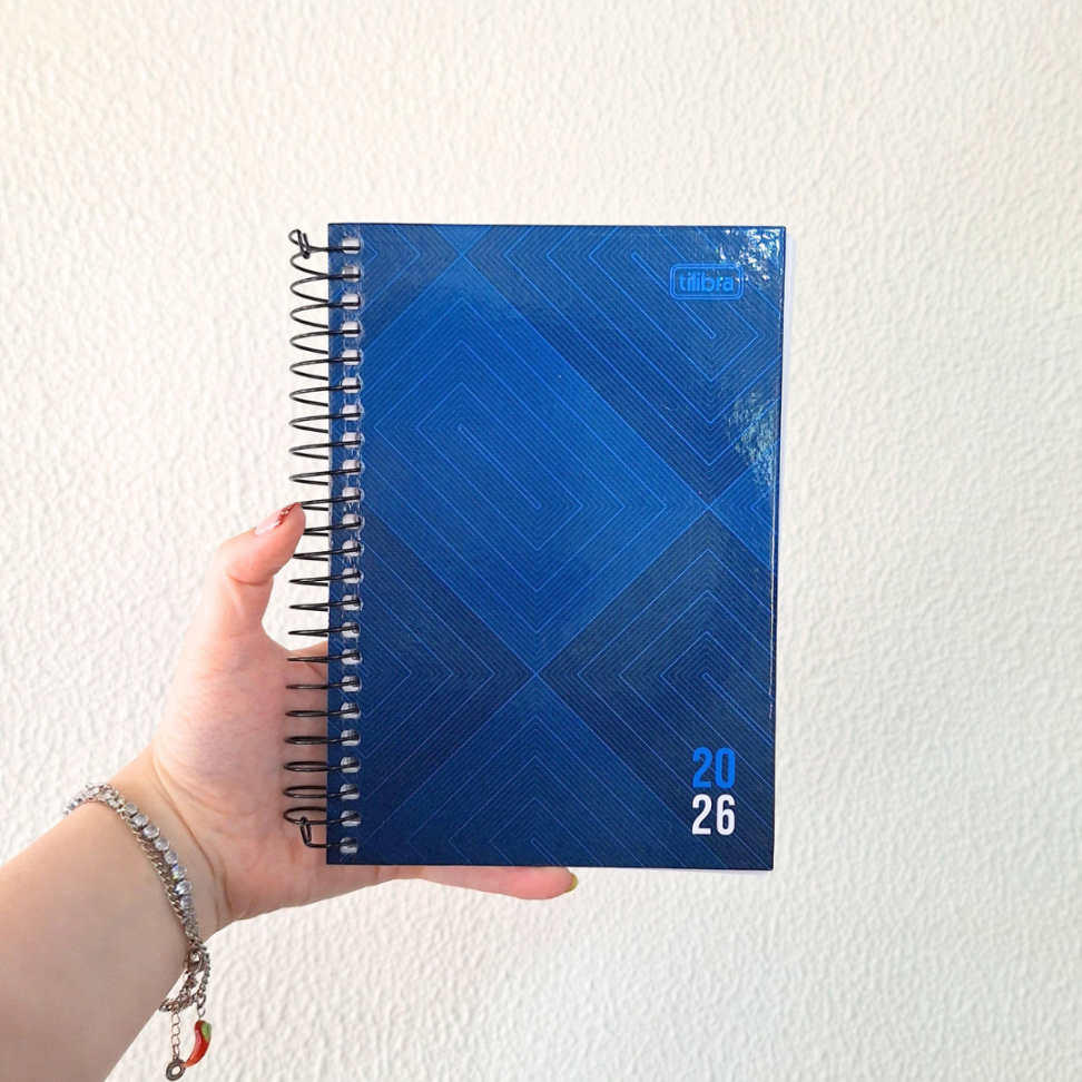 Agenda Executiva Espiral Diária Pequena Zip 2026 Tilibra - #7