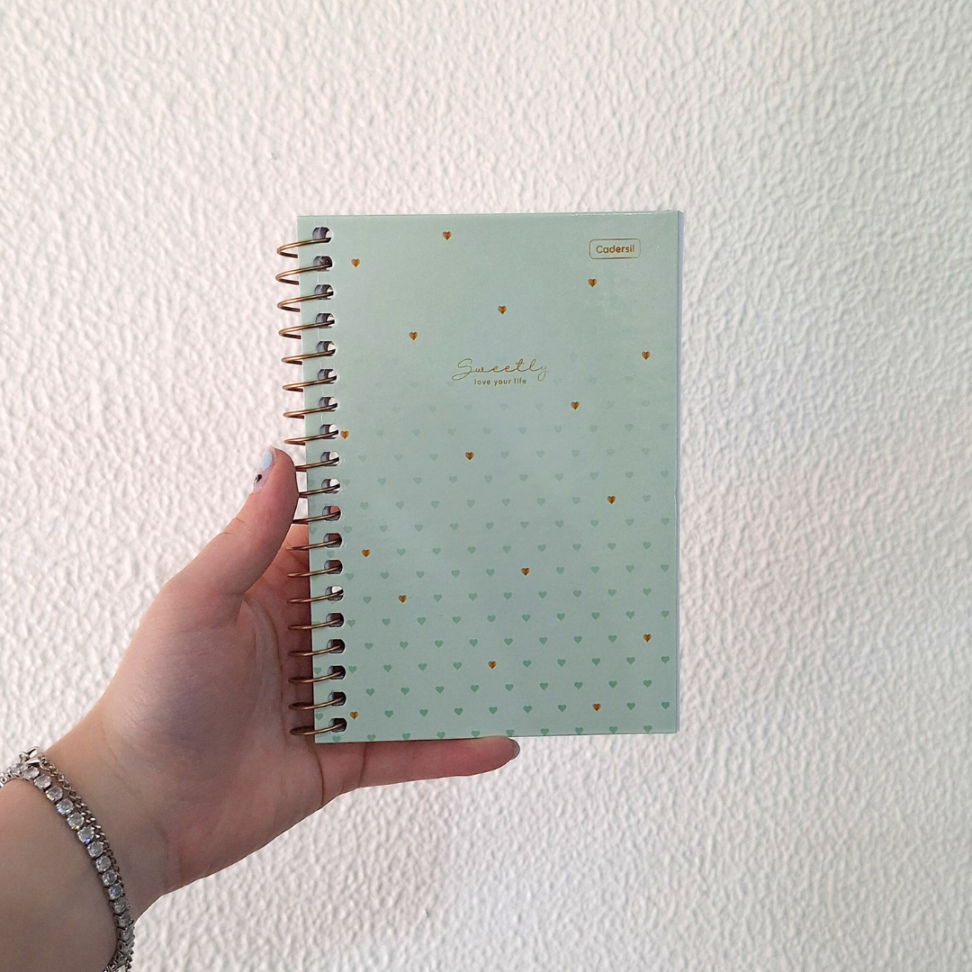 Caderneta com Espiral Sweetly Cadersil - #8