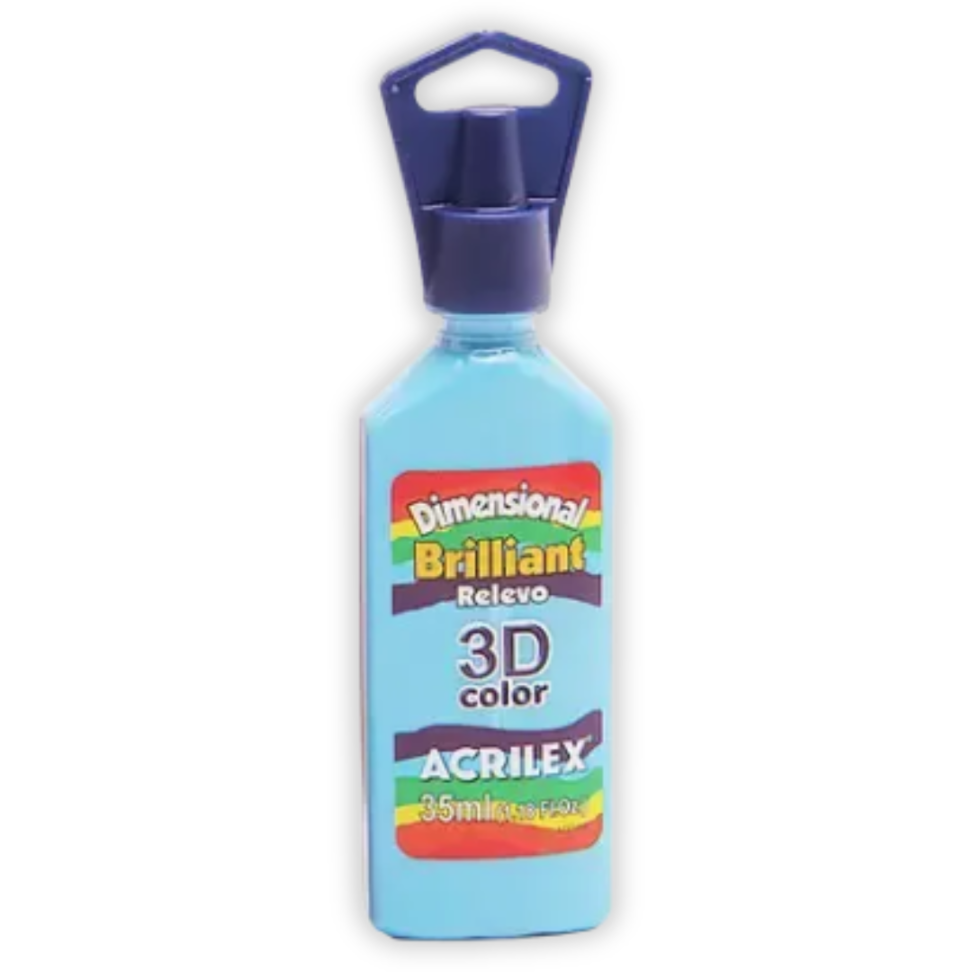 Cola Colorida 3D Relevo Dimensional Brilliant 35ml Acrilex - #2