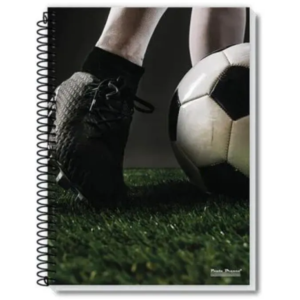 Caderno com Espiral Universitário Up 1 Matéria Pauta Branca - #3