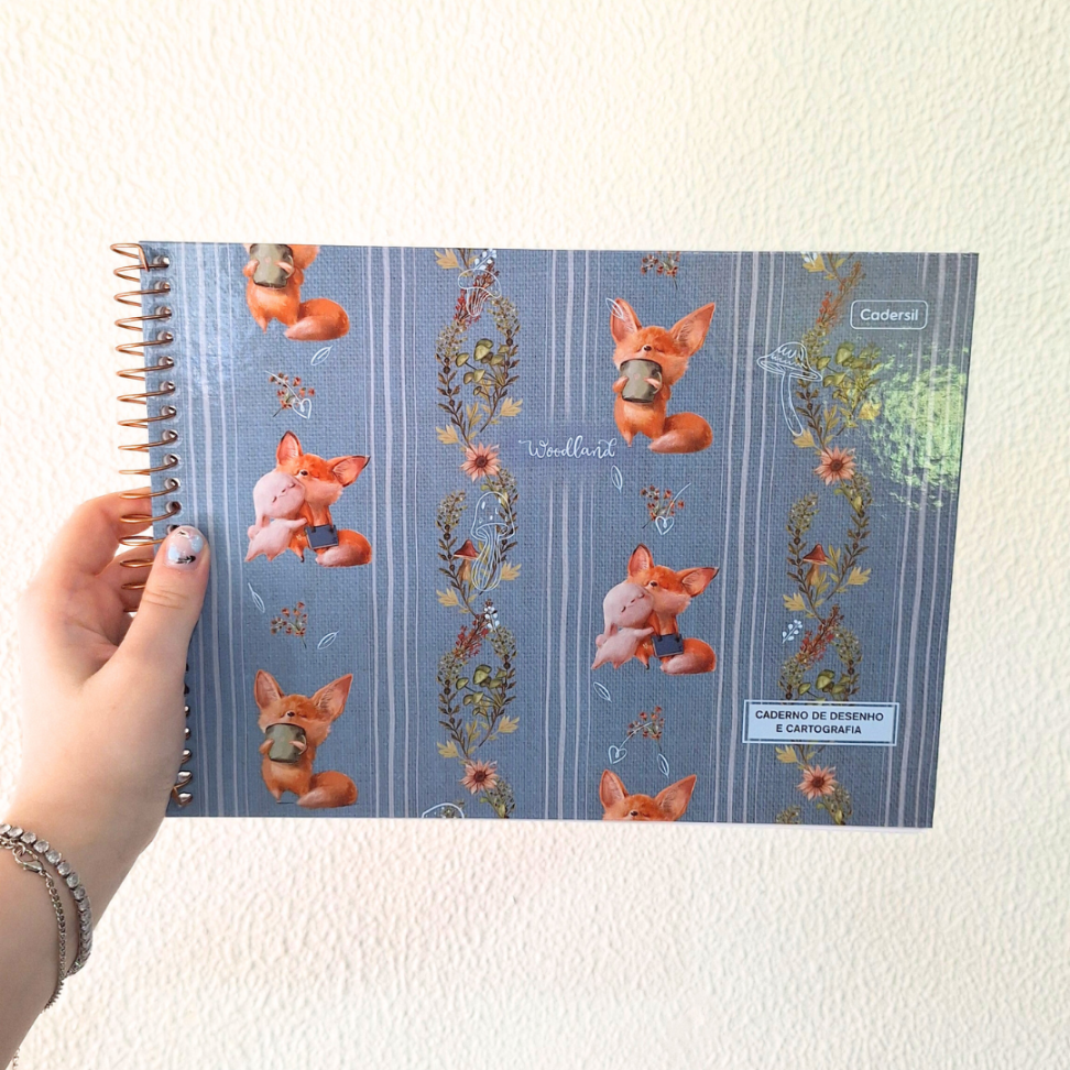 Caderno de Cartografia e Desenho Woodland Cadersil - #7