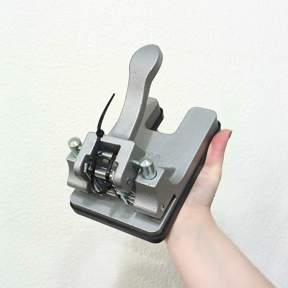 Perfurador 2 Furos 60 Folhas CA101 Ferro Fundido Cavia - #7