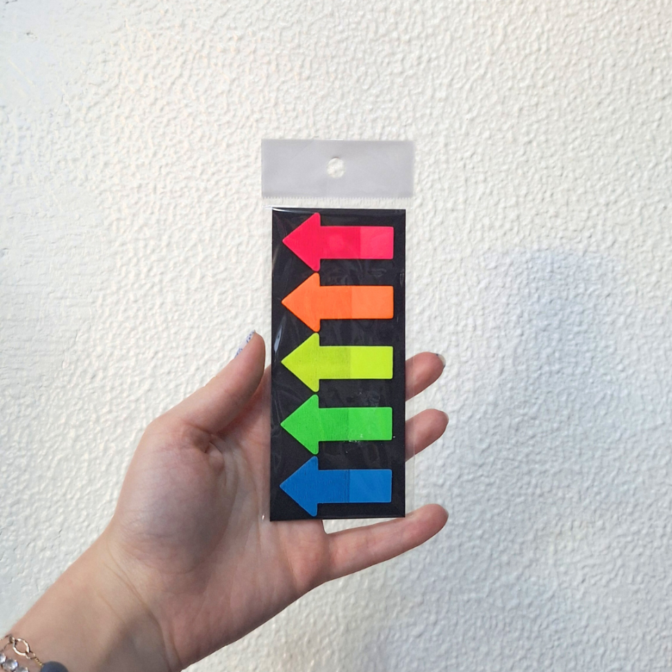 Filme Adesivo Flag Marcador de Página Seta Maxprint - #2