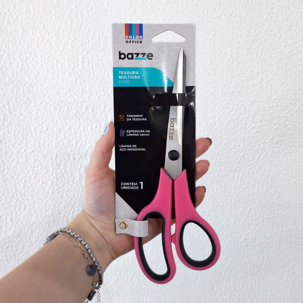 Tesoura Multiuso B7200 Colors Bazze - #6