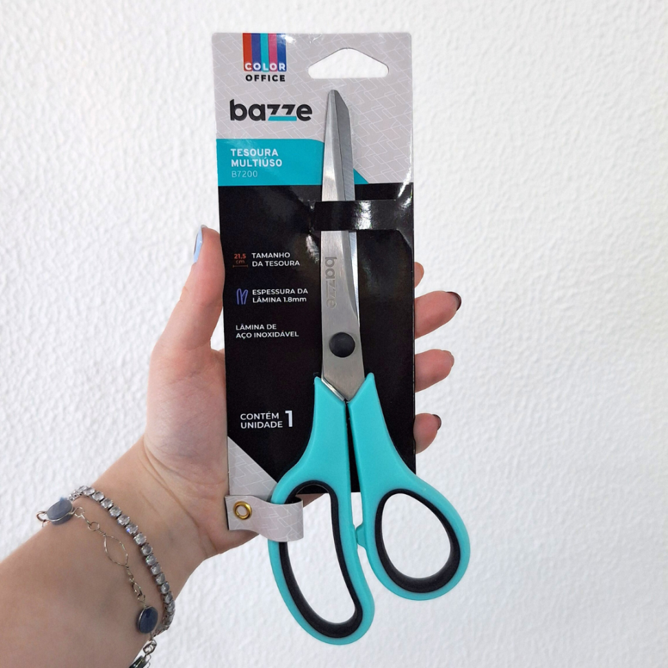 Tesoura Multiuso B7200 Colors Bazze - #8