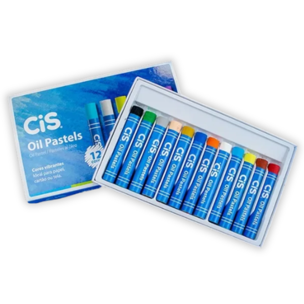 Giz Pastel Oleoso 12 Cores CiS - #2