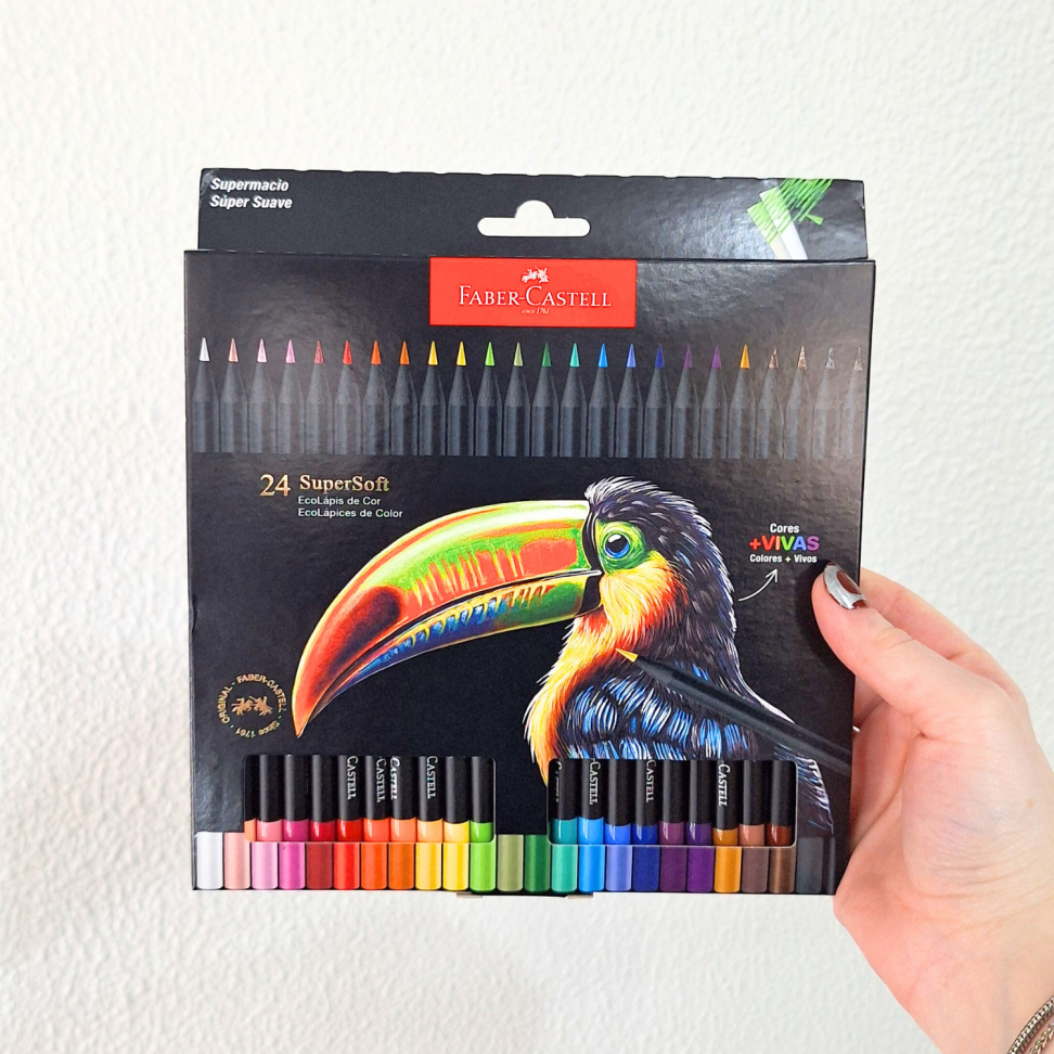 Lápis de Cor Eco SuperSoft 24 Cores Faber-Castell - #1
