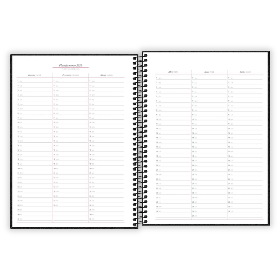 Planner Executivo Espiral Grande Cambridge 2026 Tilibra - #2