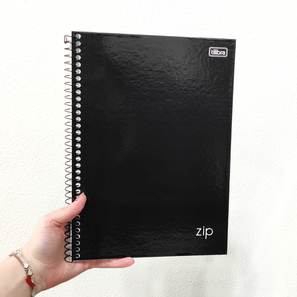 Caderno com Espiral Universitário 1 Matéria Zip E Tilibra - #1