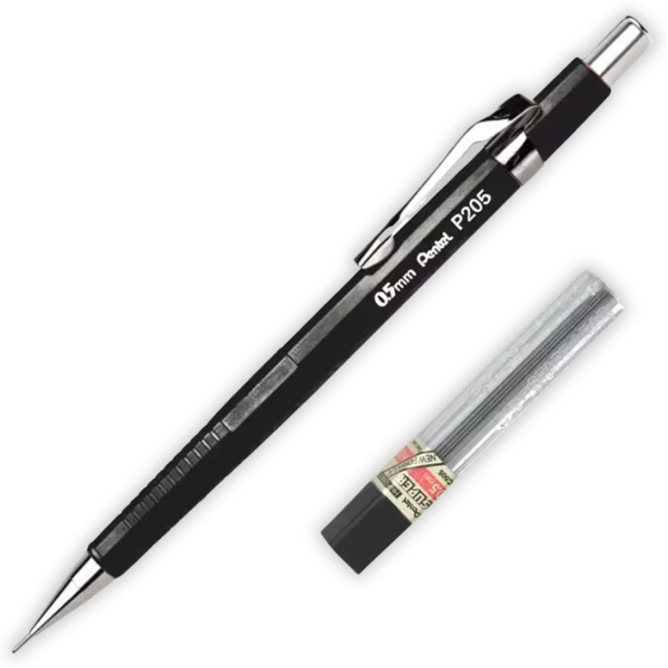 Lapiseira Sharp Técnica P200 0.5 + Grafite Pentel - #2