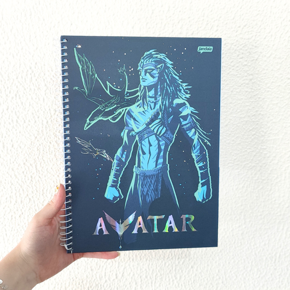 Caderno com Espiral Universitário Avatar 1 Matéria Jandaia - #1