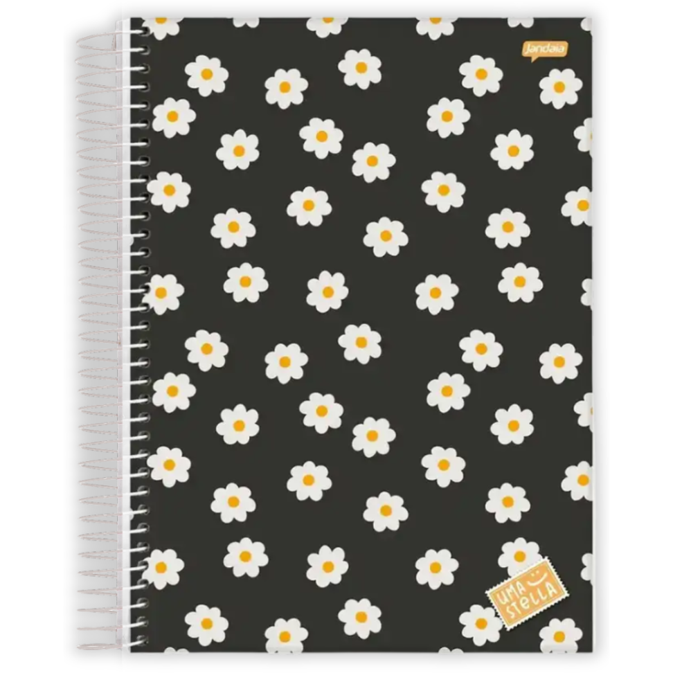 Caderno com Espiral Universitário Uma Stella 1 Matéria Jandaia - #3