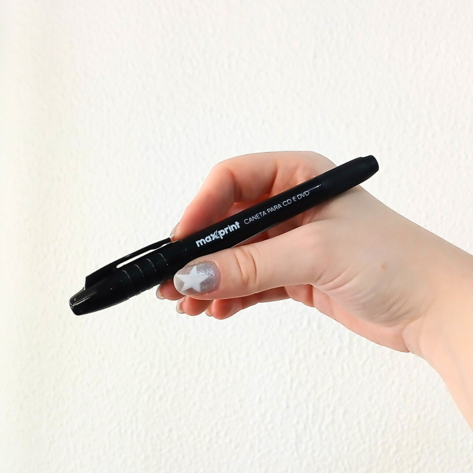 Caneta para CD e DVD Duo Mark+ Maxprint - #3