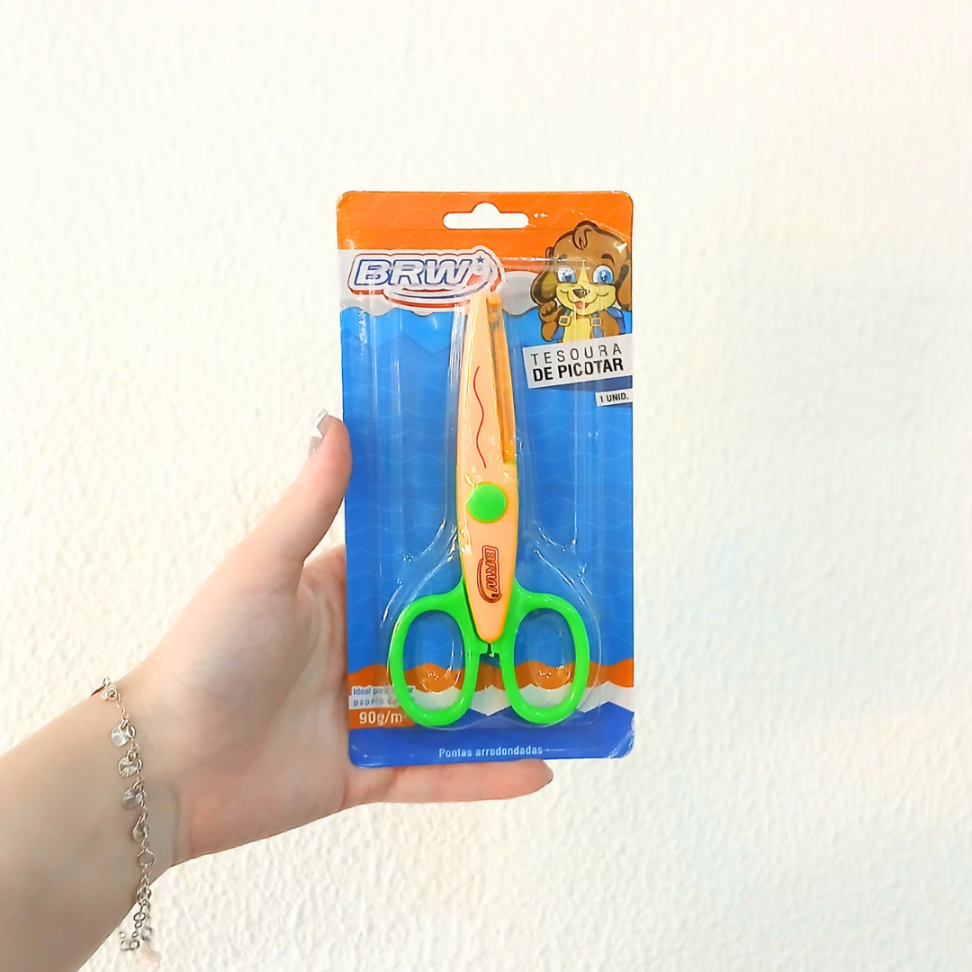 Tesoura de Picotar Curva BRW - #4