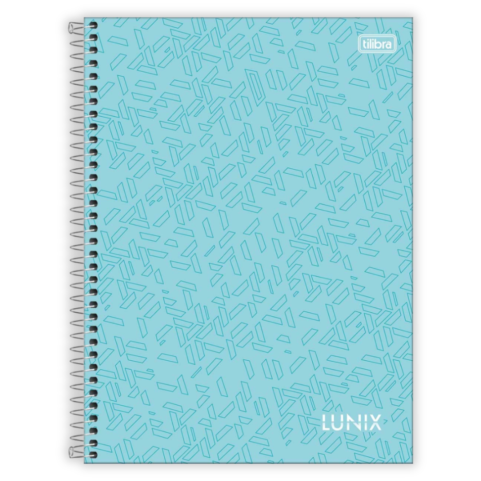 Caderno com Espiral Universitário 1 Matéria Lunix Tilibra