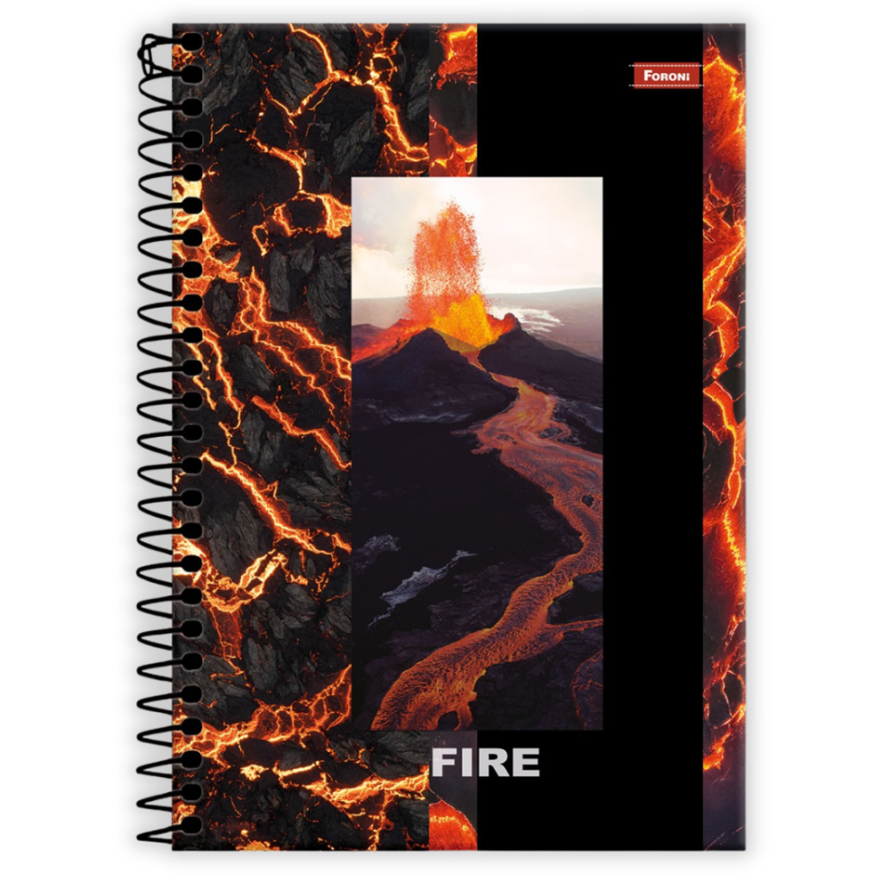 Caderno com Espiral Pequeno 1/4 4 Elementos Mais Foroni - #2