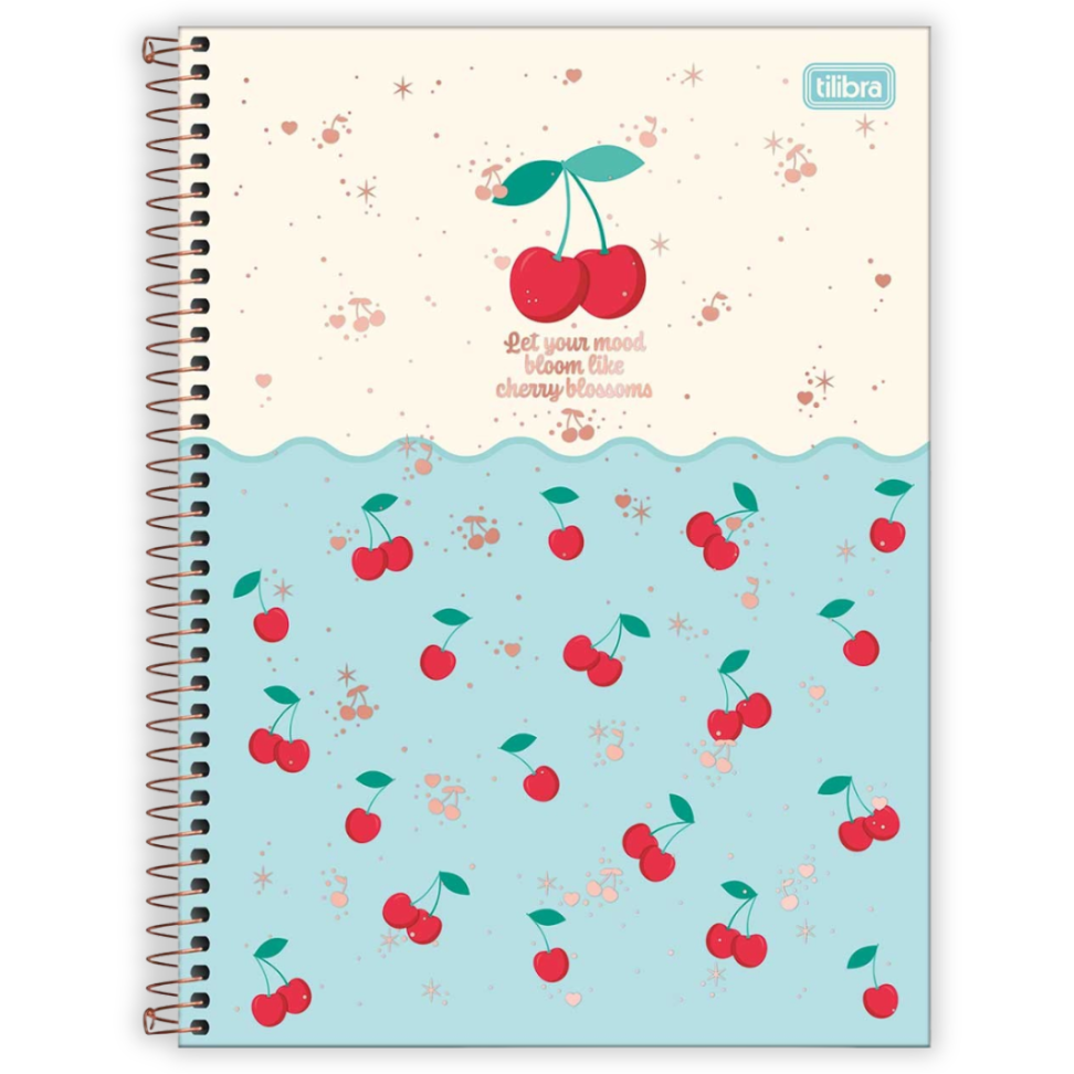 Caderno com Espiral Universitário 1 Matéria Amarena Tilibra - #1