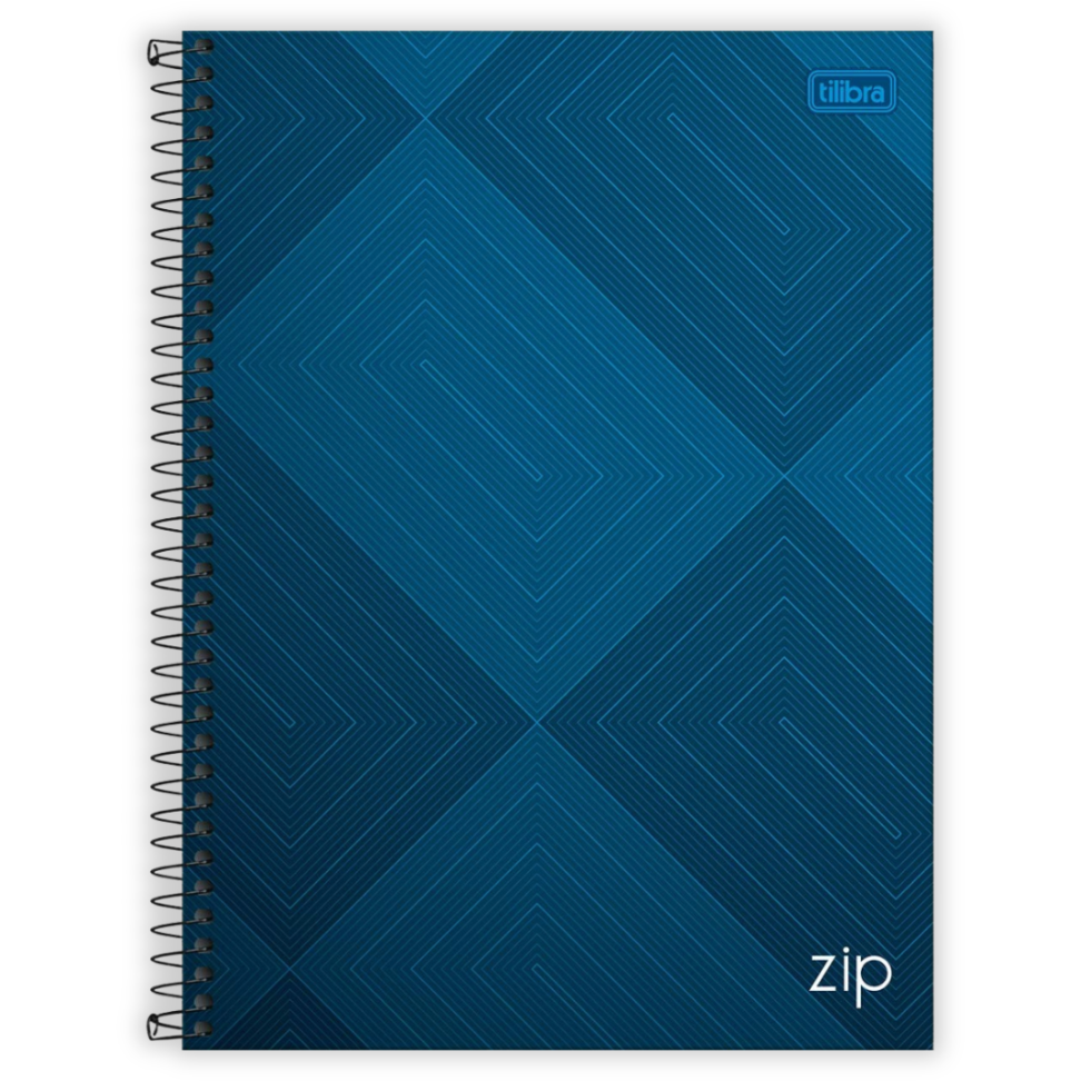 Caderno com Espiral Universitário 1 Matéria Zip B Tilibra - #4