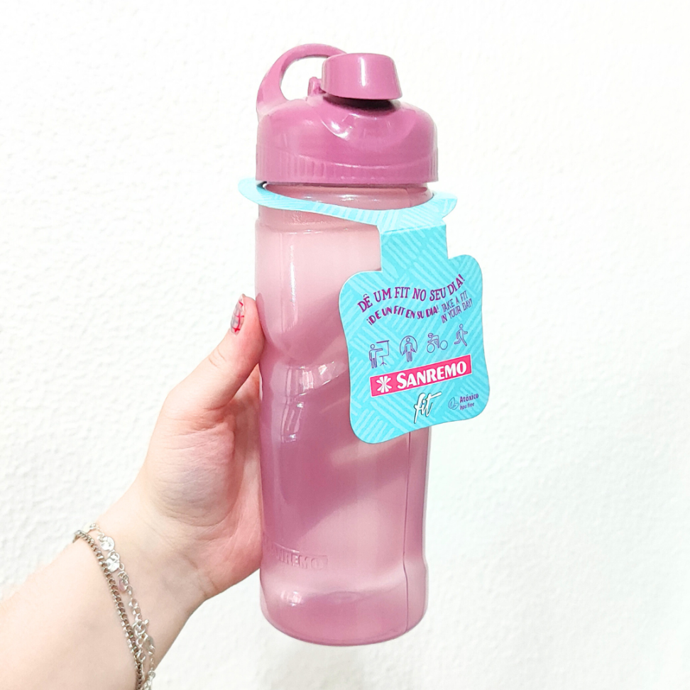 Garrafa Plástica Sport Abre Fácil 500ml Sanremo - #1