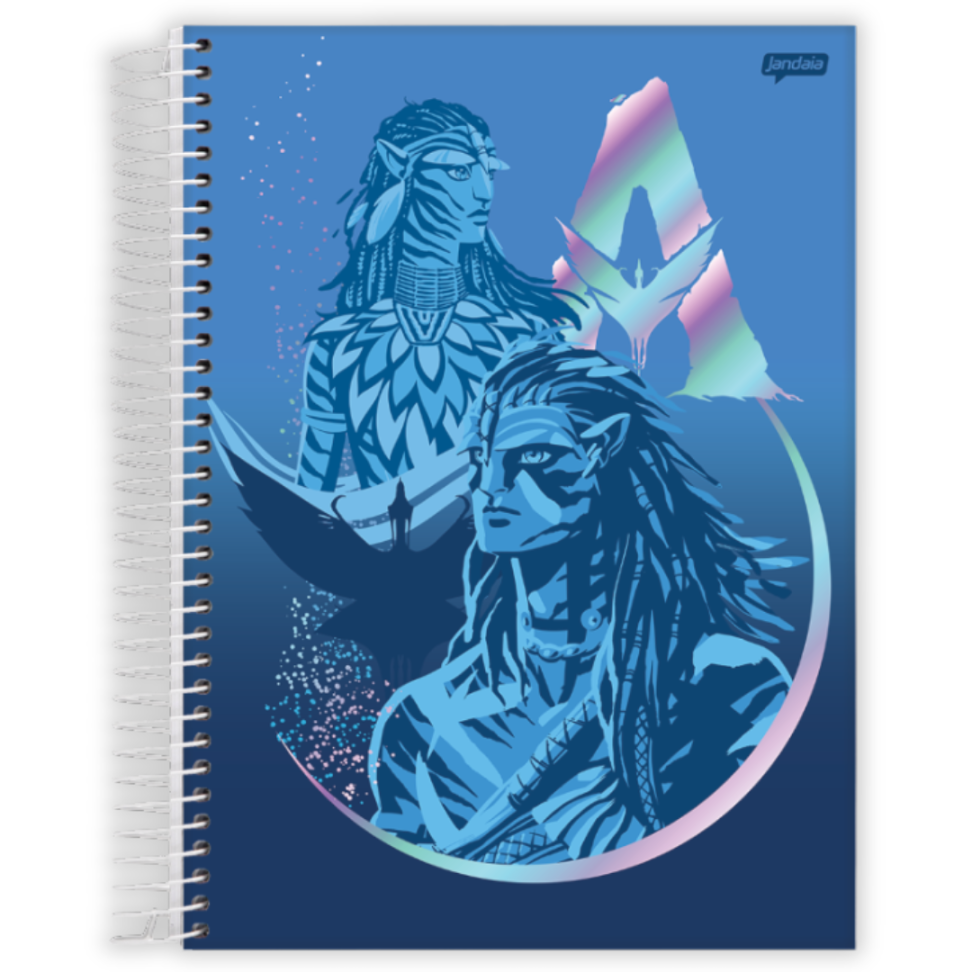 Caderno com Espiral Universitário Avatar 1 Matéria Jandaia - #1