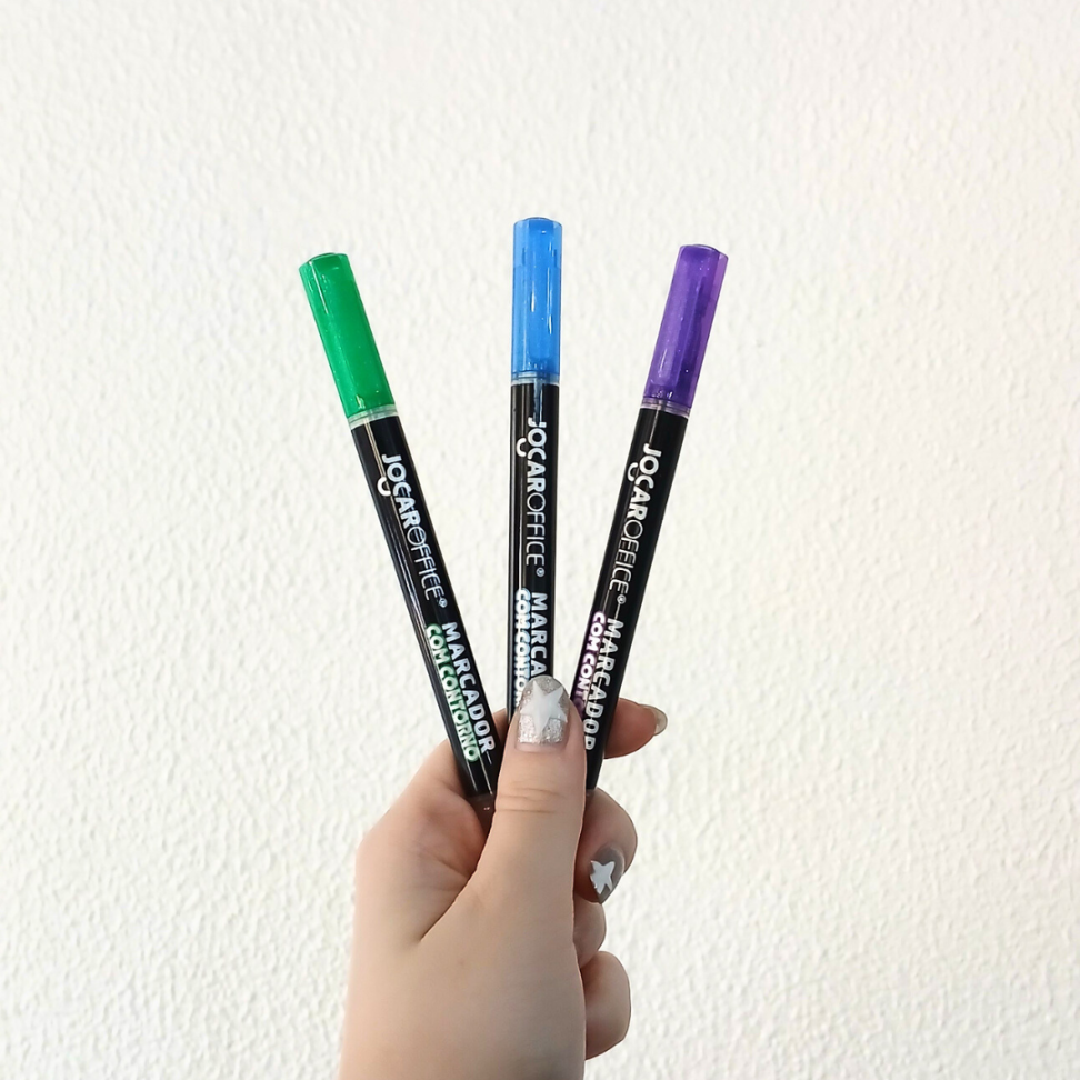 Marcador com Contorno Jocar Office - #6